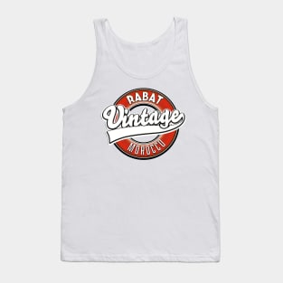 Rabat morocco vintage logo Tank Top